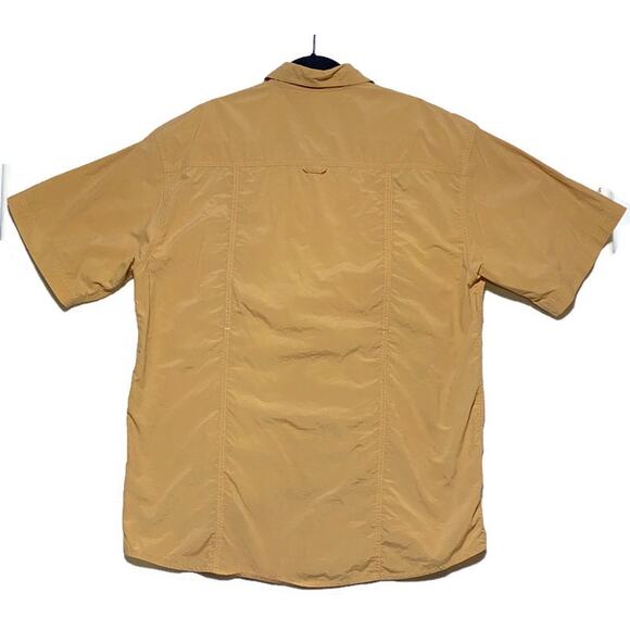 Pflueger Gold Medalist Shirt Men's Extra Large Orange Button-Up Short Sleeve - Picture 2 of 7